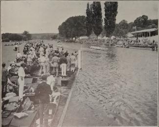A typical scene at the Henley Regatta