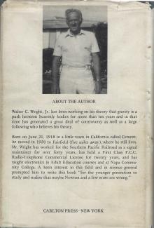 Rear cover with blurb